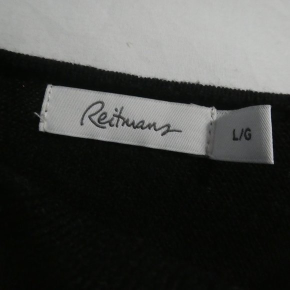 REITMANS | large | Sheer Black Knit Poncho / Shawl With Sleeves | GUC - Picture 16 of 16